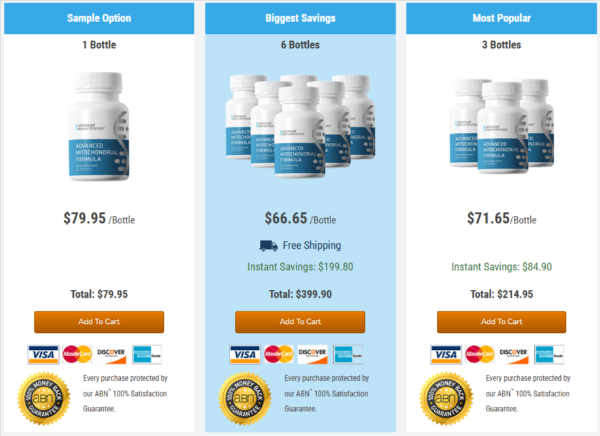 Advanced Mitochondrial Formula price