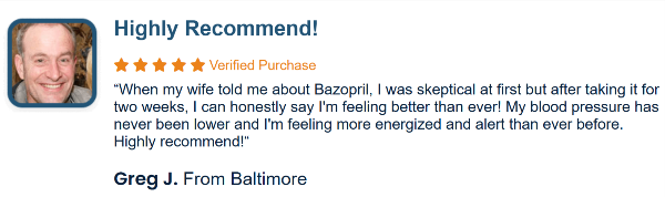 Bazopril customer Reviews