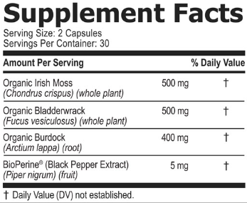 puraburn supplement facts