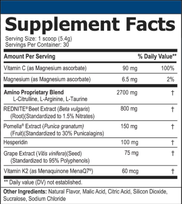 venoplus 8 supplements facts